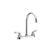 Dura Faucet Dura Faucet DFTDF-PK330HC-CP RV Kitchen Faucet J-Spout DFTDF-PK330HC-CP